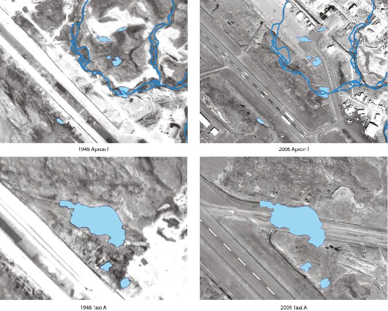Figure 10.22 Hydrological changes associated with construction and expansion of...